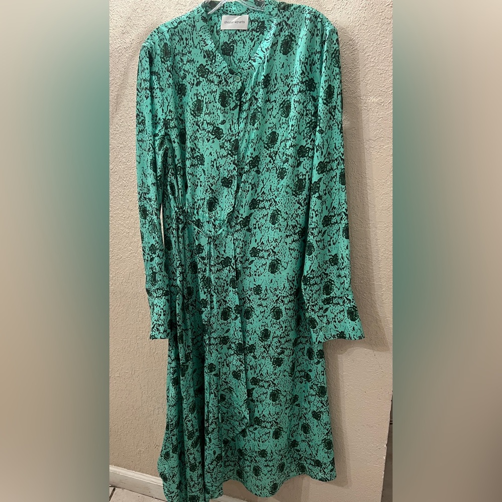 Christian Wijnants Silk Midi Dress | 100% Silk | Size 40 (US 6)